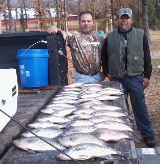 12-05-14 Mrya with BigCrappie Guides on CCL Tx